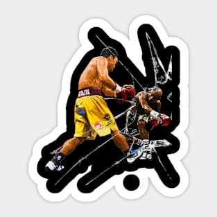 Manny Pacquiao Vs. Floyd Mayweather Punch Sticker